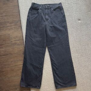 Denim forum- Farrah High rise Black Denim Jeans. Never worn